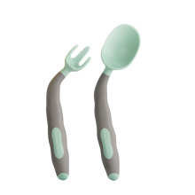 Infant feeding spoon baby spoon and fork set